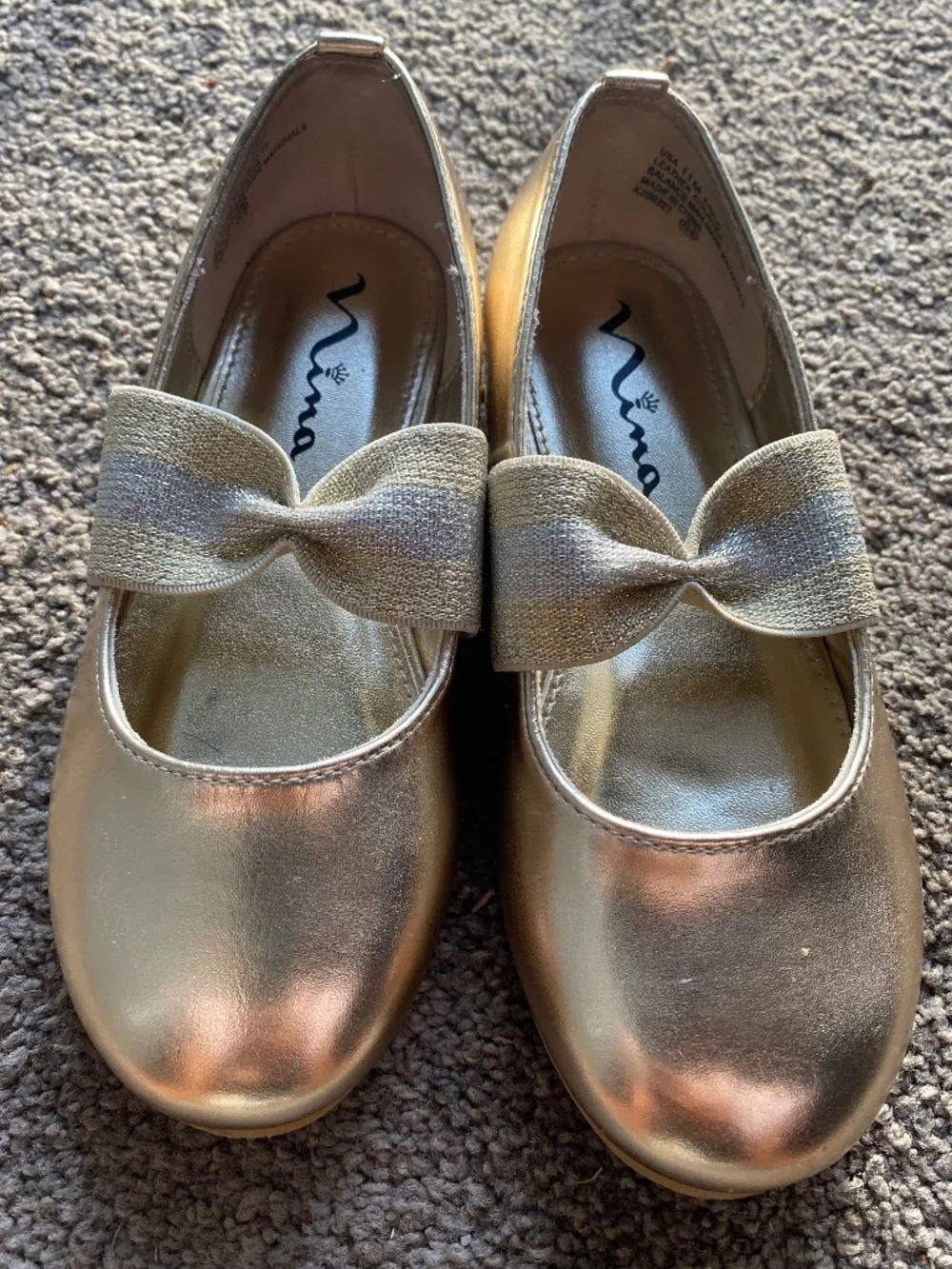 💖Little Elle's Closet💖 Nina Gold Shoes - 11US